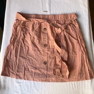 SHEIN Women’s Summer Straight Mini Skirt size XL but fits like L, Pink